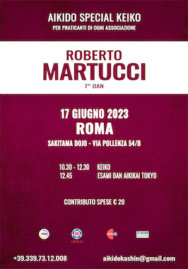 Aikido- Special Keiko con il Mestro Roberto Martucci 7° Dan - 17 Giugno 2023 - Roma