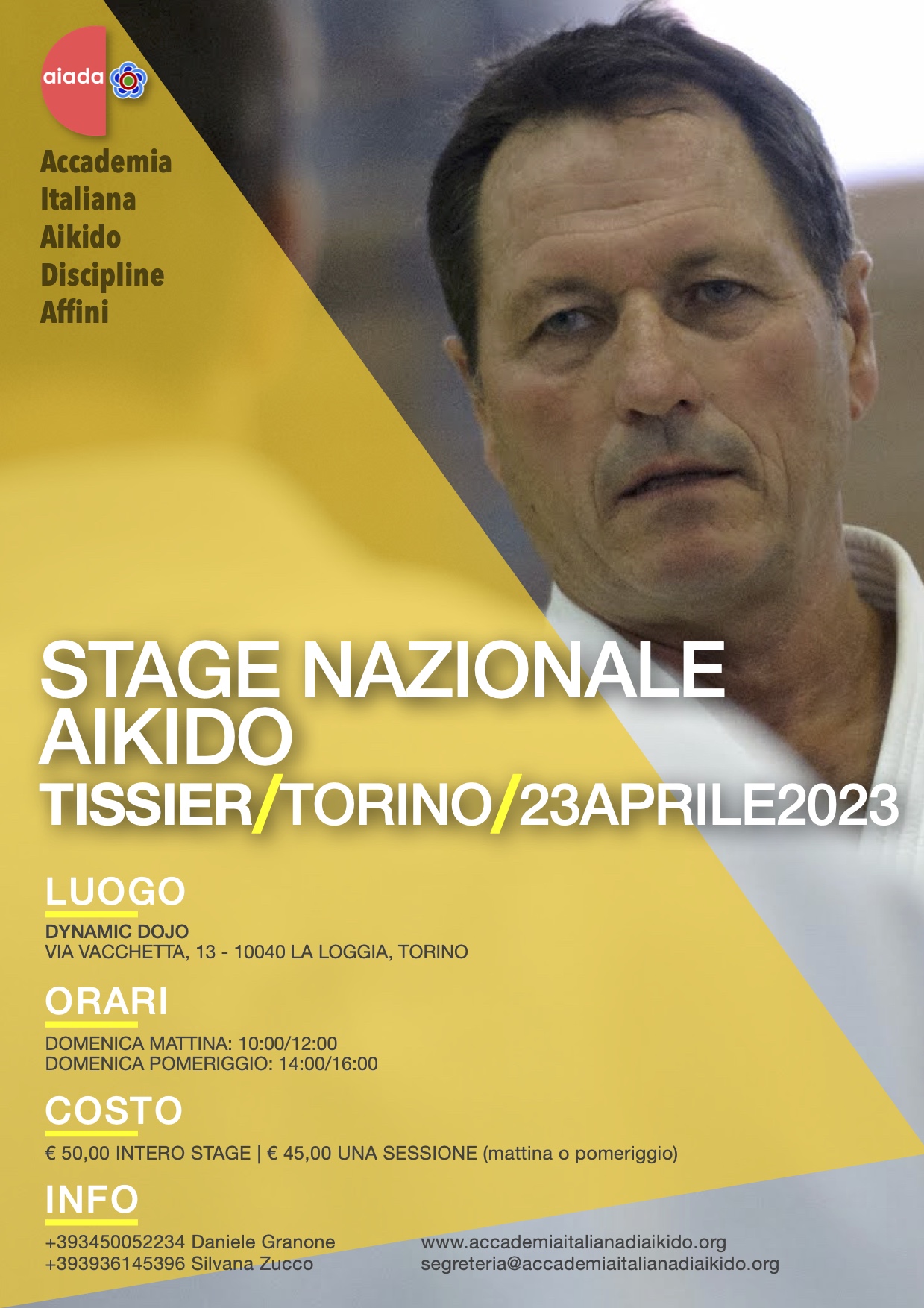Aiada Stage nazionale Christian Tissier Shihan- Torino aprile 2023